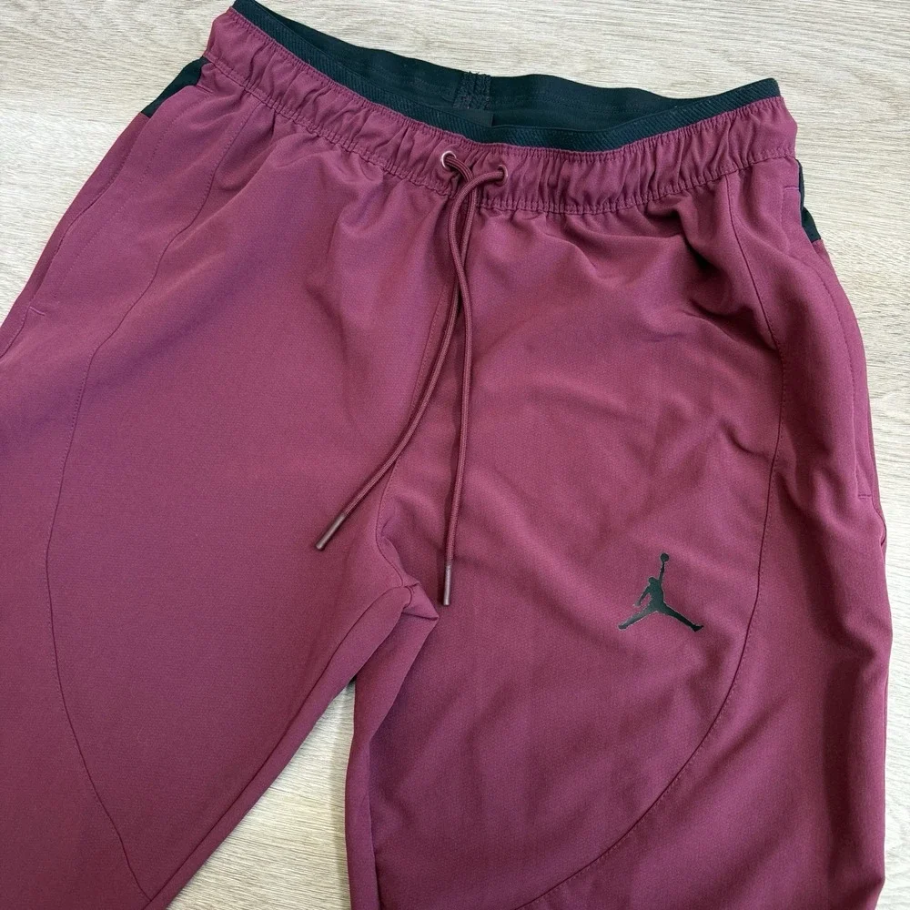Men's Jordan Dri-FIT Sport Woven Running Pants Burgundy DV1277-680 Size M